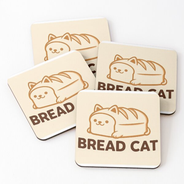 Item preview, Cute Cat Bread Loaf Logo designed and sold by C-Plus-Home.