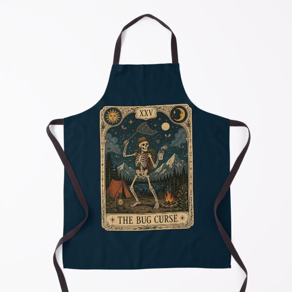 Item preview, Camping Tarot Inspired Bug Curse Wilderness Art designed and sold by merchxwear.