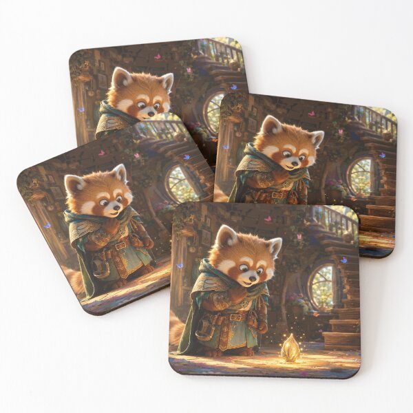 Item preview, Red Panda Guardian Finds a Magic Seed designed and sold by AldenRook.