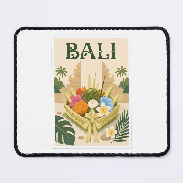 Item preview, Bali Canang Sari Travel Poster designed and sold by Beyond Destinations.
