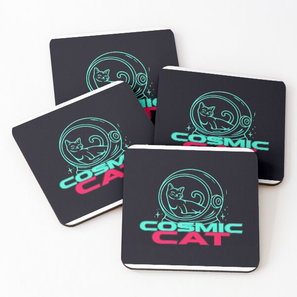 Item preview, Retro Cosmic Cat Astronaut designed and sold by C-Plus-Home.