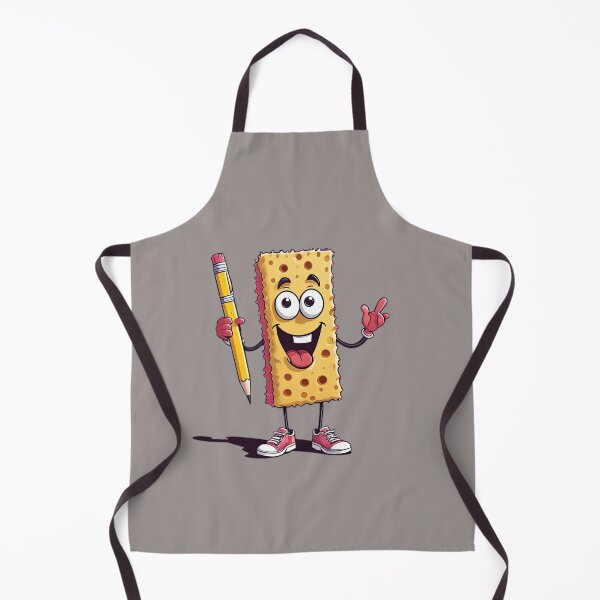 Item preview, Funny Sponge Character with Pencil T-Shirt | Cute Cartoon Artist Design designed and sold by designerbhai009.