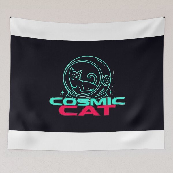 Item preview, Retro Cosmic Cat Astronaut designed and sold by C-Plus-Home.