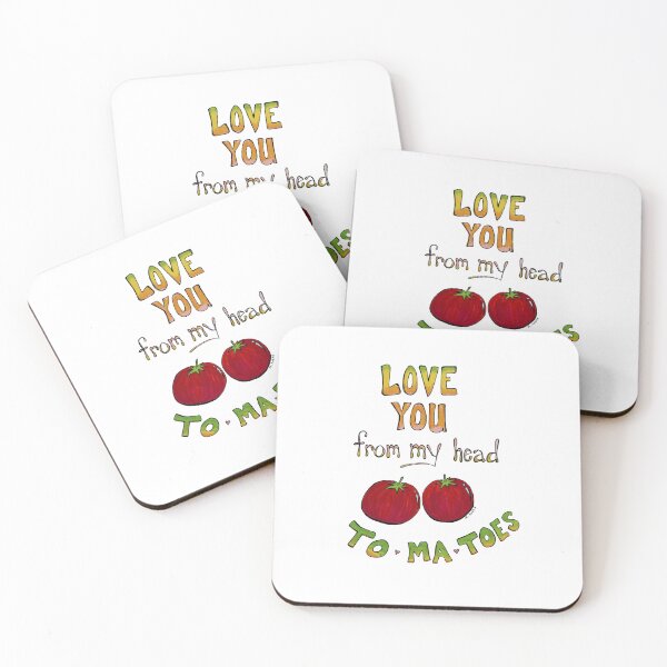 Item preview, Love you from my head to-ma-toes (tomatoes) designed and sold by ArtByAbend.
