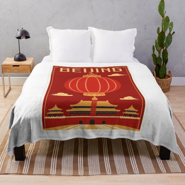 Item preview, Beijing Chinese Lantern Travel Poster designed and sold by Beyond Destinations.