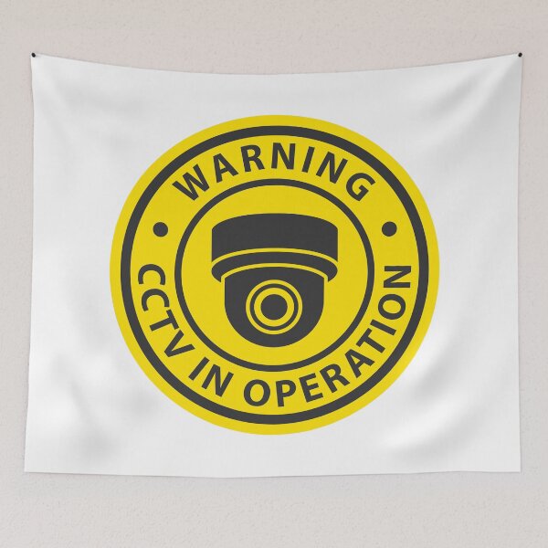 Item preview, Warning CCTV Camera In Operation Sign designed and sold by VectorForge Studio.