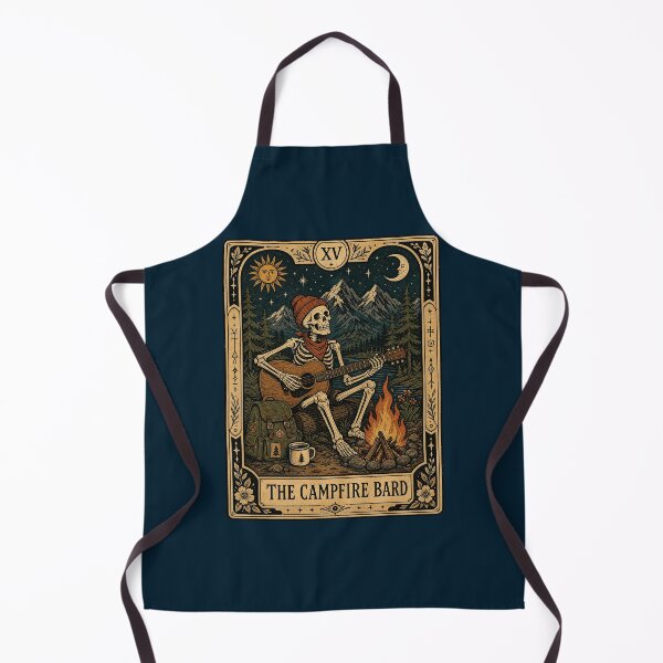 Item preview, Camping Music Wilderness Tarot Style Artwork designed and sold by merchxwear.