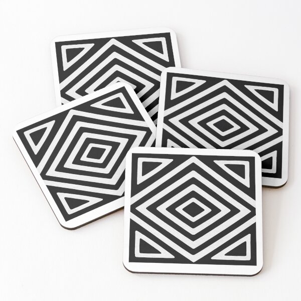Item preview, Traditional Rwandan Imigongo Art - Geometric African Pattern Print designed and sold by Expats Studio.