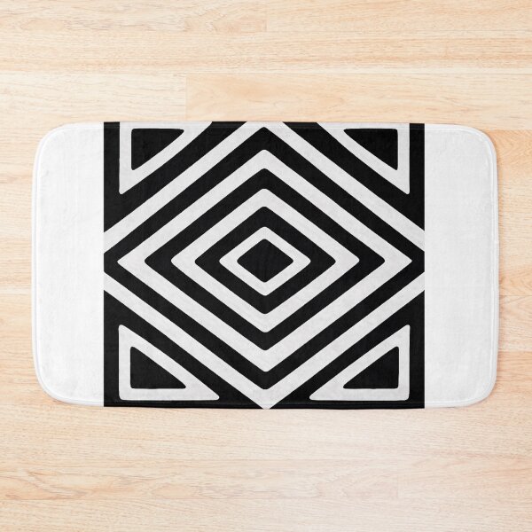 Item preview, Traditional Rwandan Imigongo Art - Geometric African Pattern Print designed and sold by Expats Studio.
