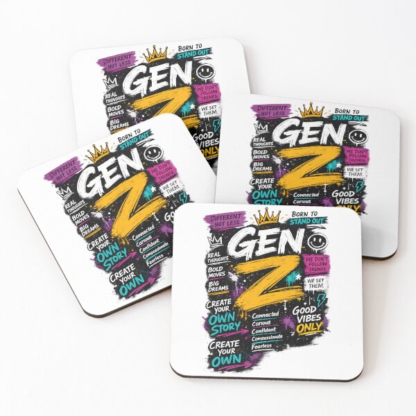 Item preview, Gen Z Streetwear Typography Design designed and sold by loukaidigitals.