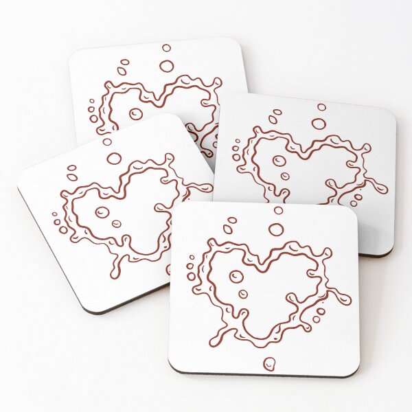 Item preview, Heart Water Splash Line Art Liquid Love Outline Graphic designed and sold by LYAN-STORE.