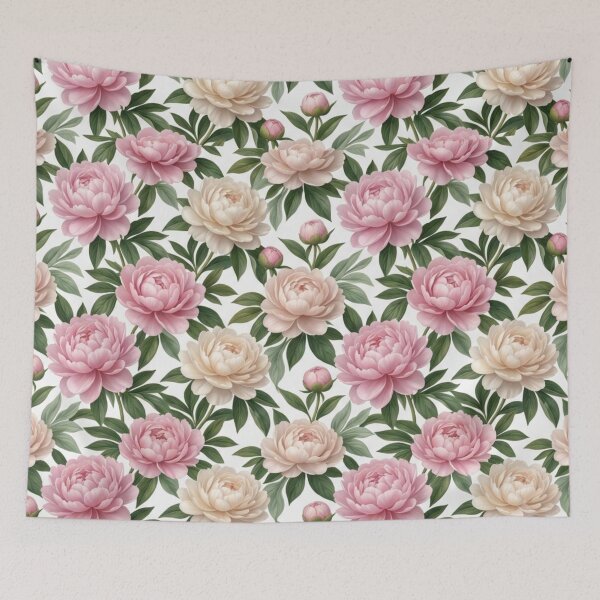 Item preview, Vintage Botanical Flowers & Green Leaves designed and sold by FashioonTrends.