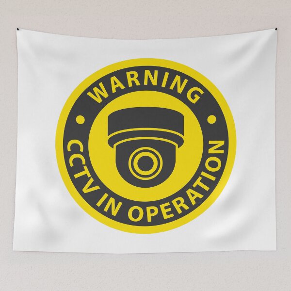 Item preview, Warning CCTV Camera In Operation Sign designed and sold by VectorForge Studio.