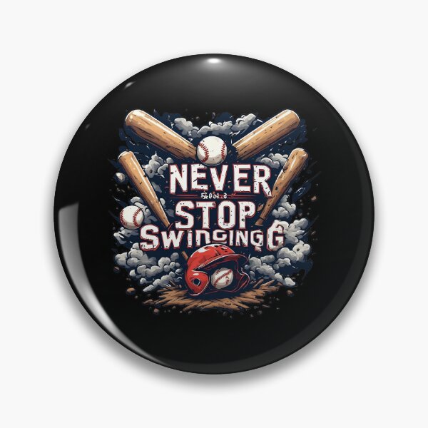 Item preview, Never Stop Swinging Baseball designed and sold by Radhestore.