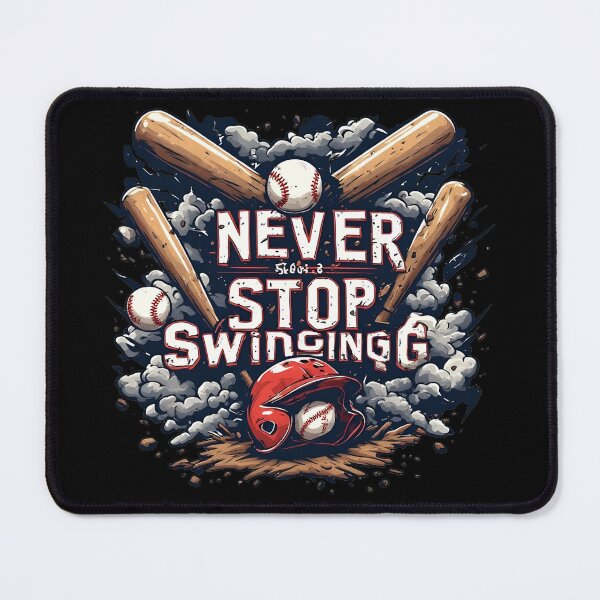 Item preview, Never Stop Swinging Baseball designed and sold by Radhestore.