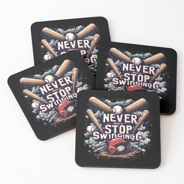 Item preview, Never Stop Swinging Baseball designed and sold by Radhestore.