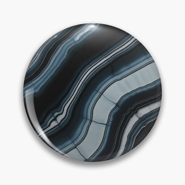 Item preview, Dark Blue Agate Slice Marble Texture Geode Mineral Crystal Pattern designed and sold by LYAN-STORE.