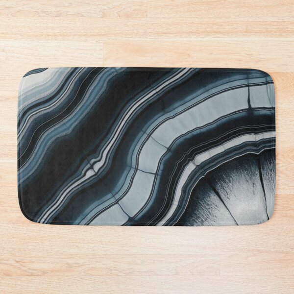 Item preview, Dark Blue Agate Slice Marble Texture Geode Mineral Crystal Pattern designed and sold by LYAN-STORE.