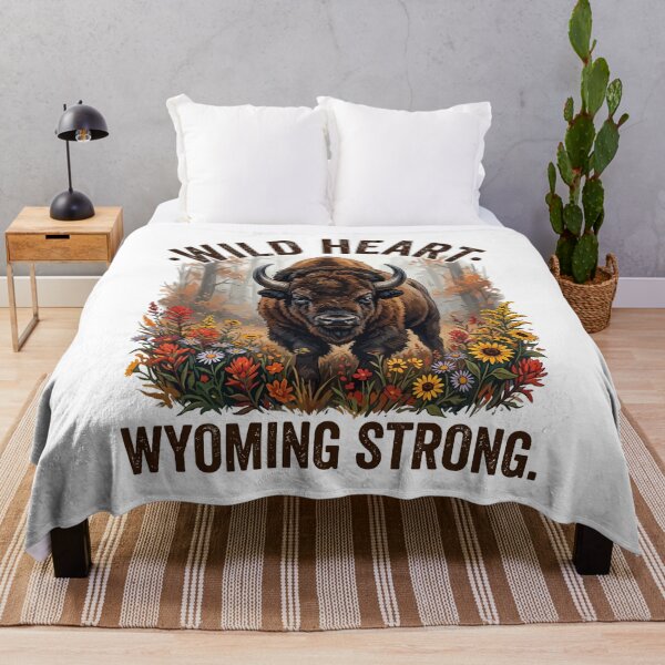 Item preview, Wild At Heart Wyoming Strong designed and sold by taiche.