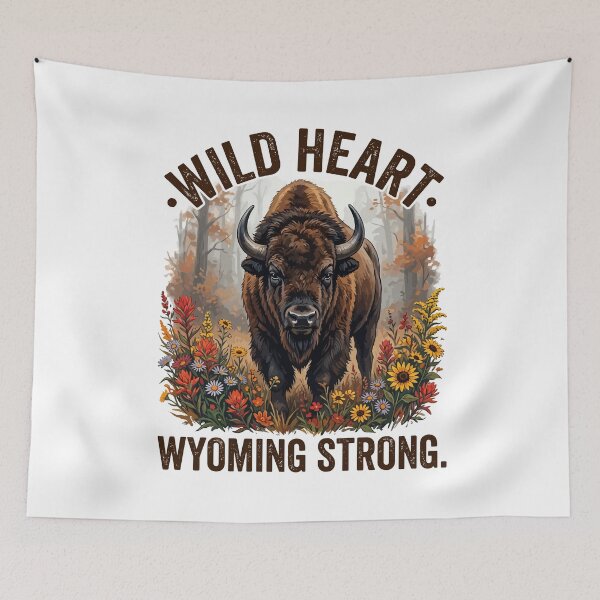 Item preview, Wild At Heart Wyoming Strong designed and sold by taiche.