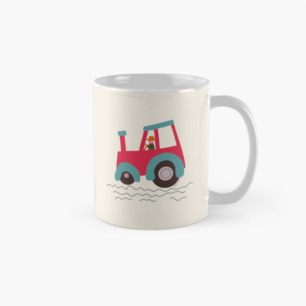 Item preview, Red and Teal tractor driver designed and sold by FrancesPoff.