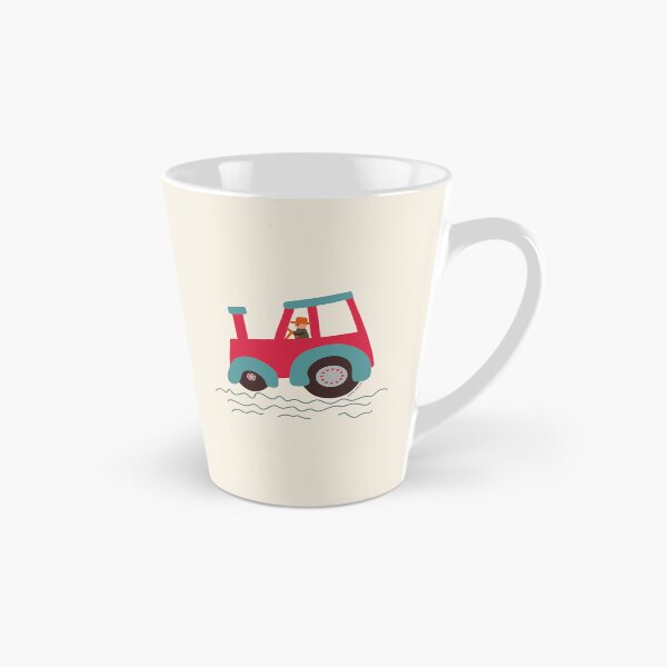 Item preview, Red and Teal tractor driver designed and sold by FrancesPoff.