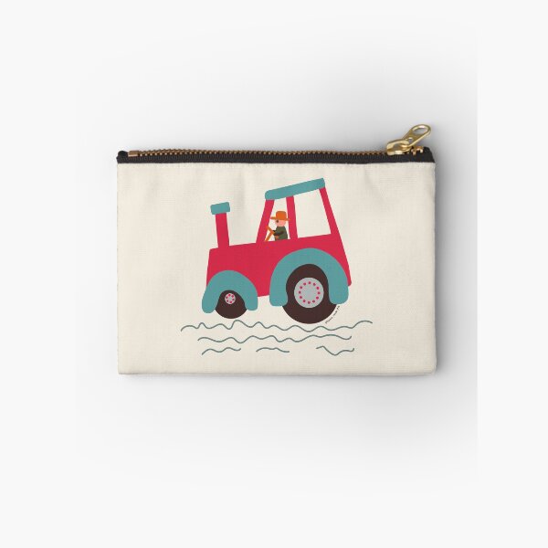 Item preview, Red and Teal tractor driver designed and sold by FrancesPoff.