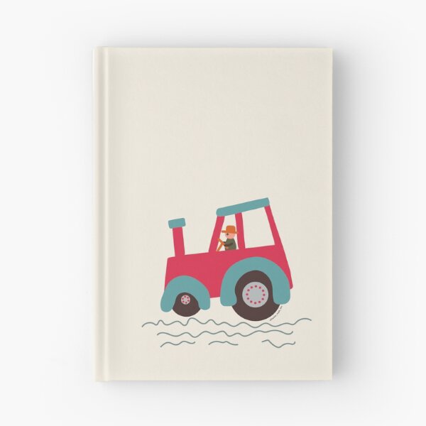 Item preview, Red and Teal tractor driver designed and sold by FrancesPoff.