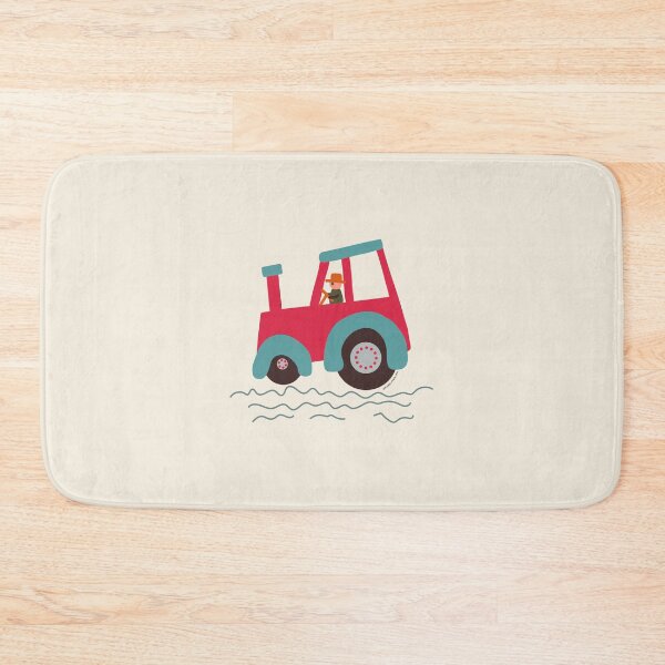 Item preview, Red and Teal tractor driver designed and sold by FrancesPoff.