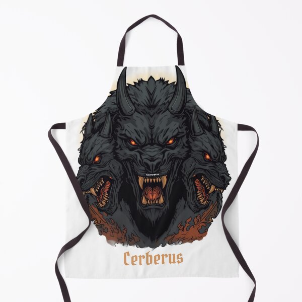 Item preview, Three headed Cerberus hound dark mythical art designed and sold by MemoryZone.