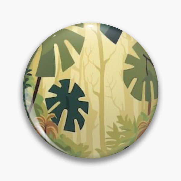 Item preview, Lush Green Tropical Jungle Path Vector Landscape Rainforest Print designed and sold by LYAN-STORE.