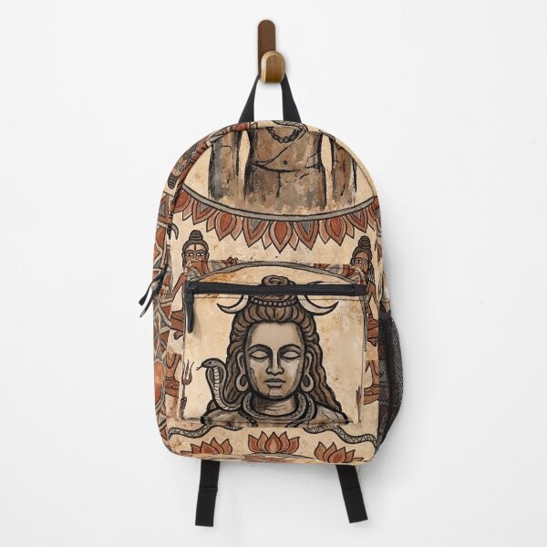 Item preview, Ancient Shiva & Sadhu Rock Art – Seamless Pattern designed and sold by krazzyremo.