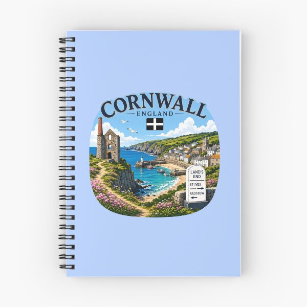 Item preview, Cornwall, England - Coastal Scene designed and sold by Myra365Art.