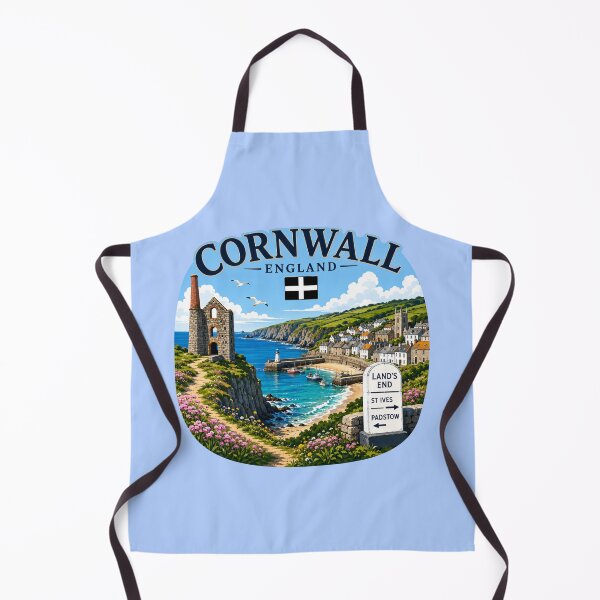 Item preview, Cornwall, England - Coastal Scene designed and sold by Myra365Art.
