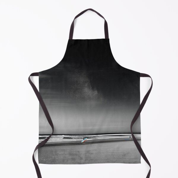 Item preview, Desolate Beach with Surfers designed and sold by Dyrk Wyst Redbubble Shop.