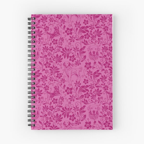 Item preview, Golden Retriever Floral Pattern | Elegant Botanical Dog Design Pink designed and sold by WildLakePatterns.