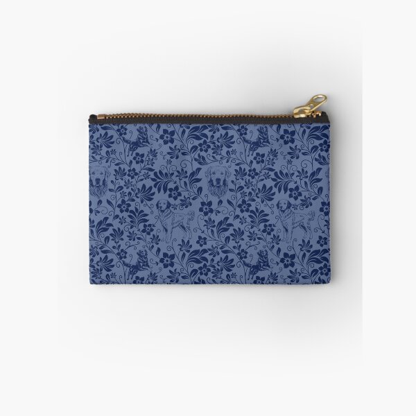Item preview, Golden Retriever Floral Pattern | Elegant Botanical Dog Design Blue designed and sold by WildLakePatterns.