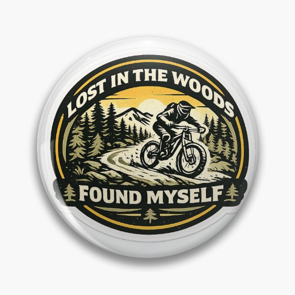 Item preview, Lost In The Woods Found Myself Sticker designed and sold by SingleTrackes.