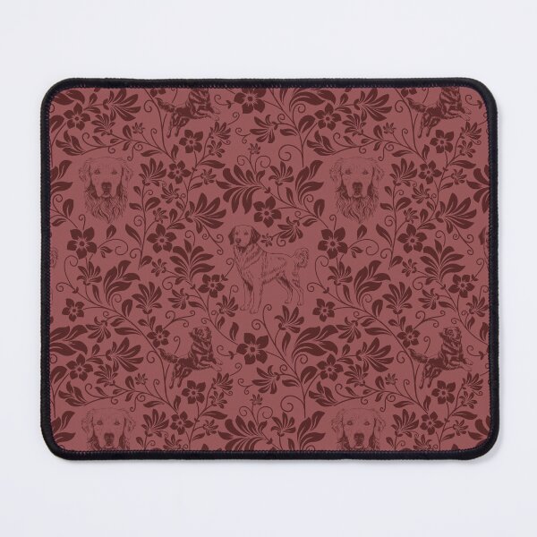 Item preview, Golden Retriever Floral Pattern | Elegant Botanical Dog Design Red designed and sold by WildLakePatterns.