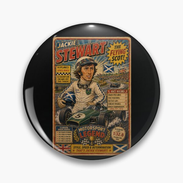Item preview, Jackie Stewart Trading Card designed and sold by halibutgoatramb.