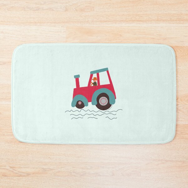 Item preview, Copy of Red and Teal tractor driver designed and sold by FrancesPoff.