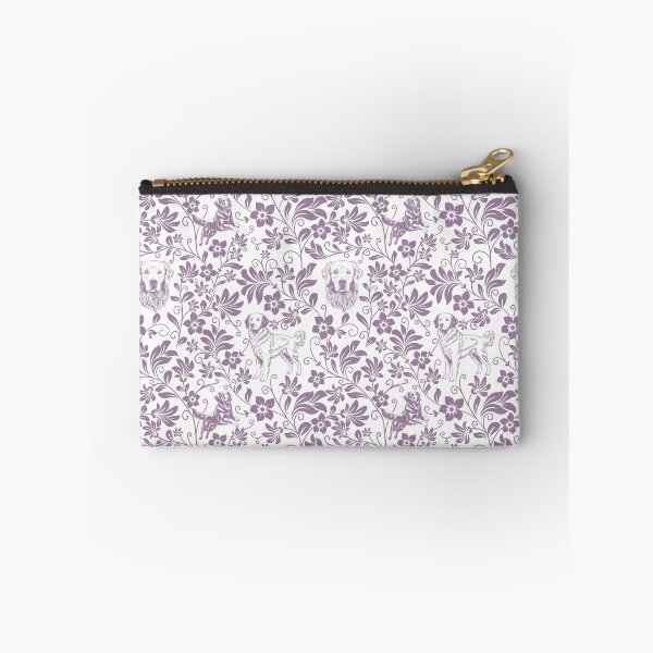 Item preview, Golden Retriever Floral Pattern | Elegant Botanical Dog Design Lavender designed and sold by WildLakePatterns.