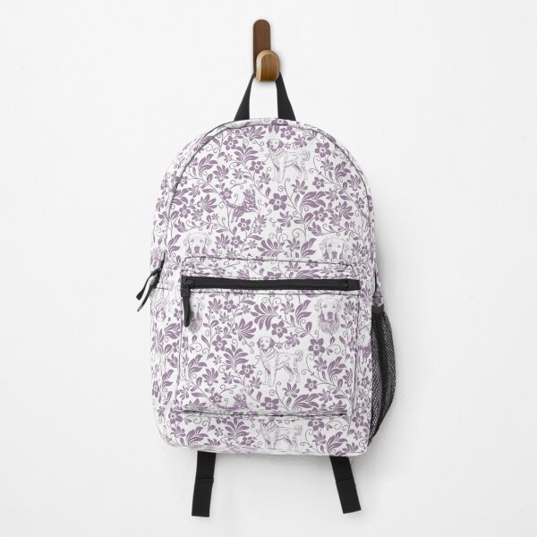Item preview, Golden Retriever Floral Pattern | Elegant Botanical Dog Design Lavender designed and sold by WildLakePatterns.