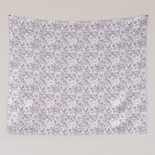 Item preview, Golden Retriever Floral Pattern | Elegant Botanical Dog Design Lavender designed and sold by WildLakePatterns.