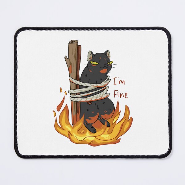 Item preview, Bonfire For Witches Cute Black Cat Halloween Sorcerer Art designed and sold by Lycheelich.