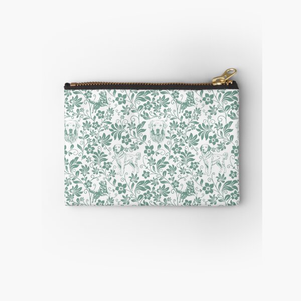 Item preview, Golden Retriever Floral Pattern | Elegant Botanical Dog Design Green designed and sold by WildLakePatterns.