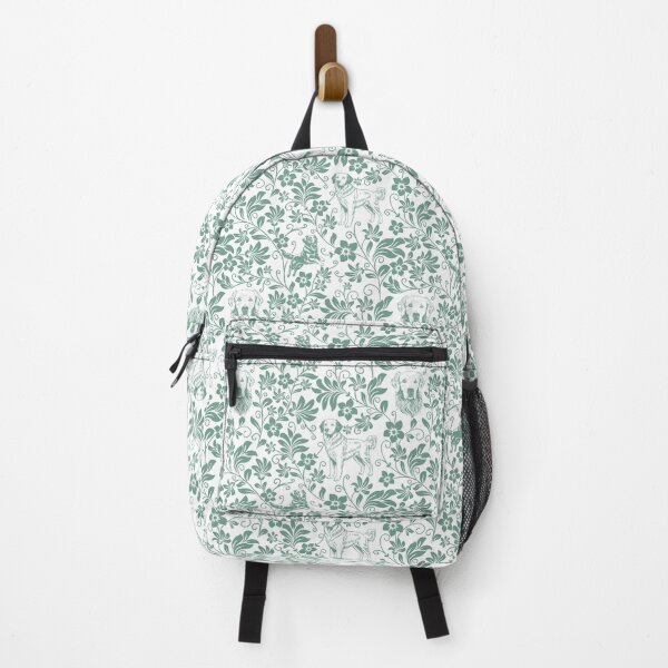 Item preview, Golden Retriever Floral Pattern | Elegant Botanical Dog Design Green designed and sold by WildLakePatterns.