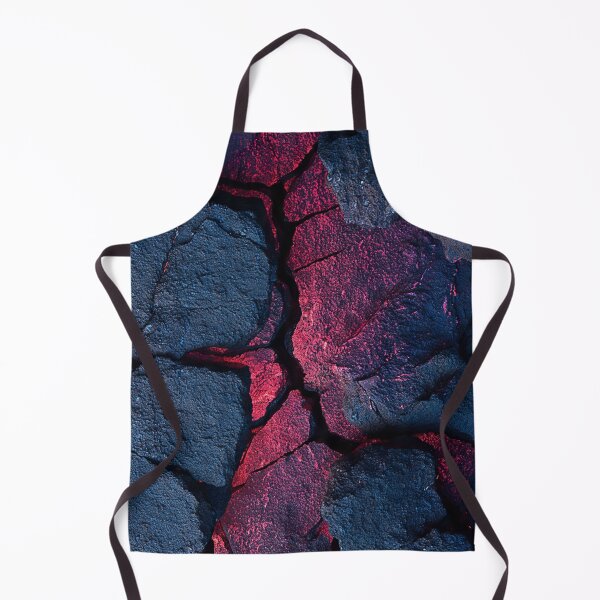 Item preview, Glowing Red Lava Magma Crack Texture Dark Volcanic Rock Pattern designed and sold by LYAN-STORE.