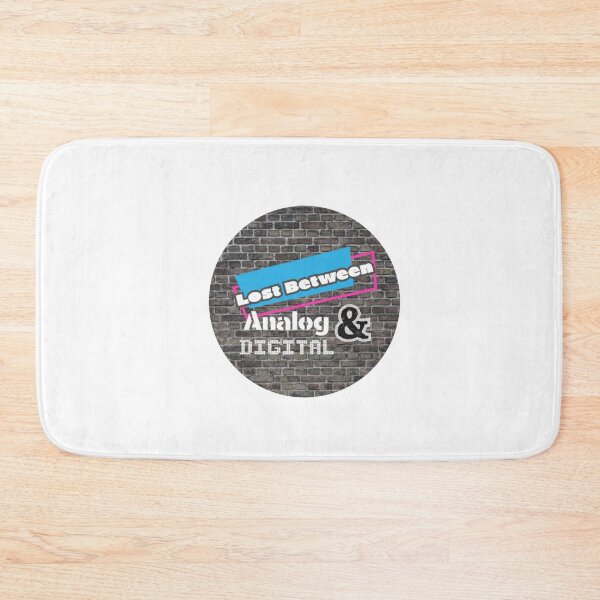 Item preview,  Lost Between Analog and Digital Logo On Brick Circle  designed and sold by AnaAndDigital.