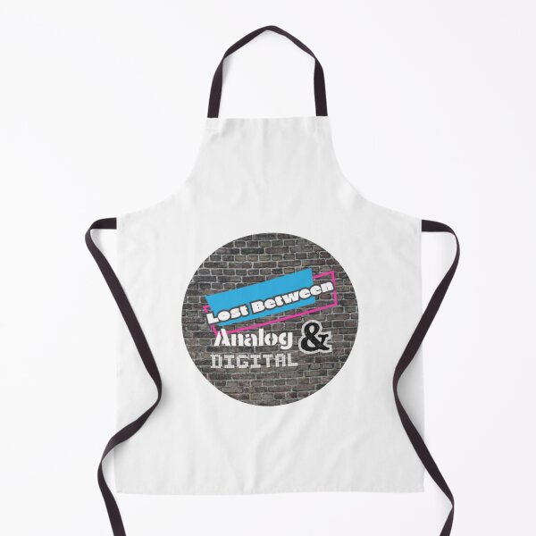 Item preview, Lost Between Analog and Digital Logo On Brick Circle designed and sold by AnaAndDigital.
